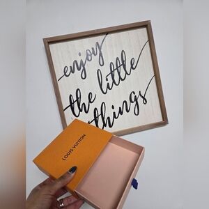 Small Louis Vuitton Orange Box (Wallet/Jewelry)